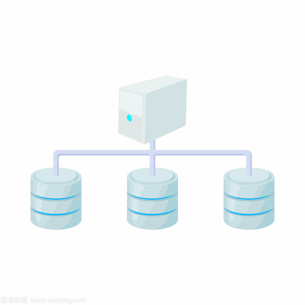 計(jì)算機(jī)網(wǎng)絡(luò)數(shù)據(jù)庫圖標(biāo) 卡通風(fēng)格下的數(shù)據(jù)庫與網(wǎng)絡(luò)服務(wù)設(shè)計(jì)